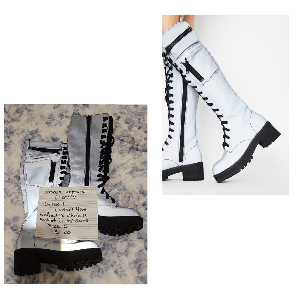 Dollskill reflective boots